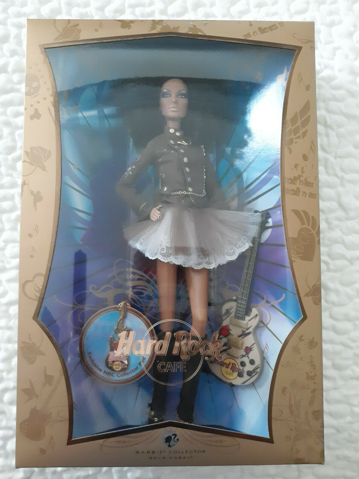 Hard Rock Cafe Barbie® Doll Gold Label 2007 Pop Culture Doll K7946  Mib Nfrb