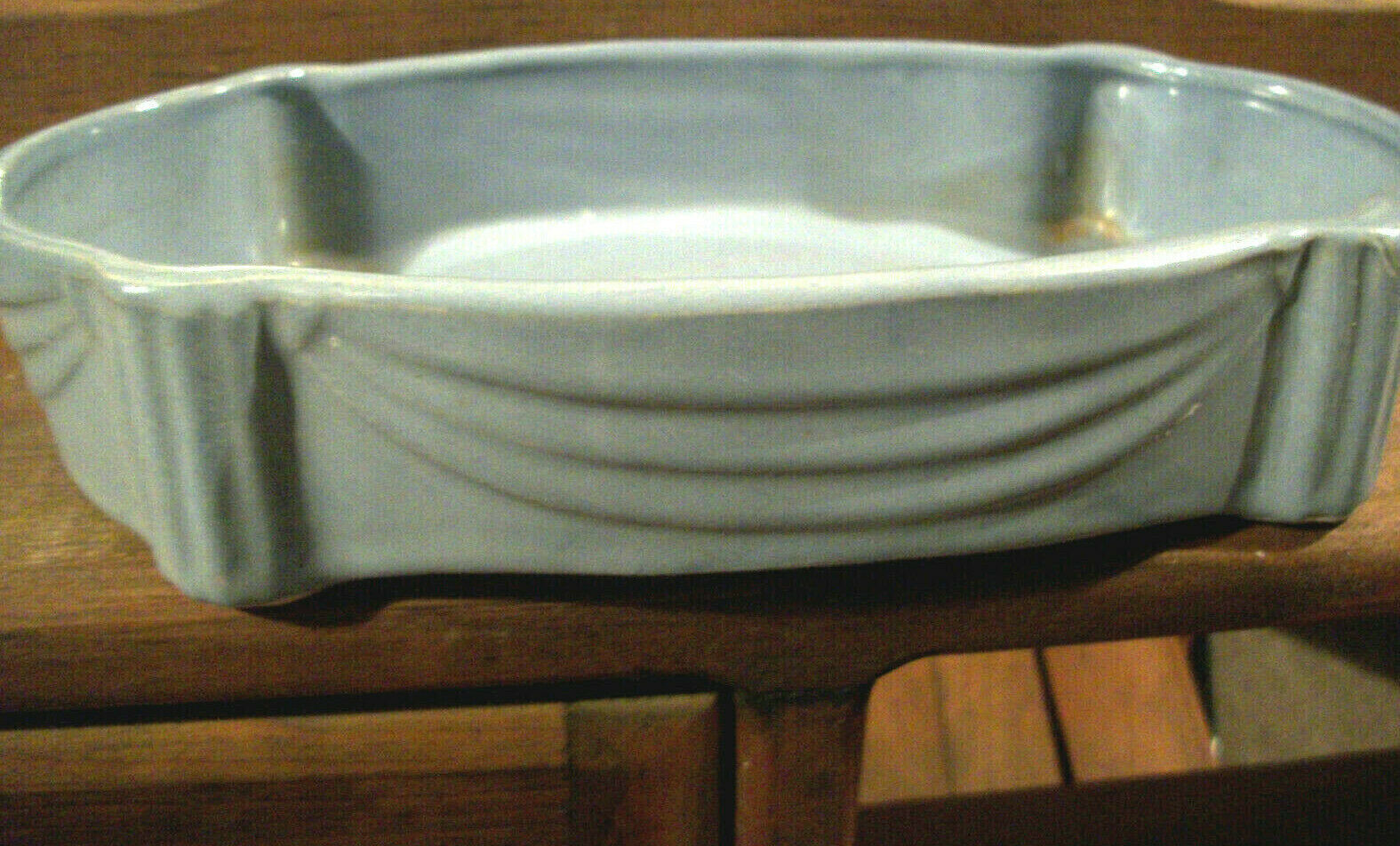Brush Mccoy Usa 157 Baby Blue Ohio Pottery Vintage 1930's? Shed Antique Find
